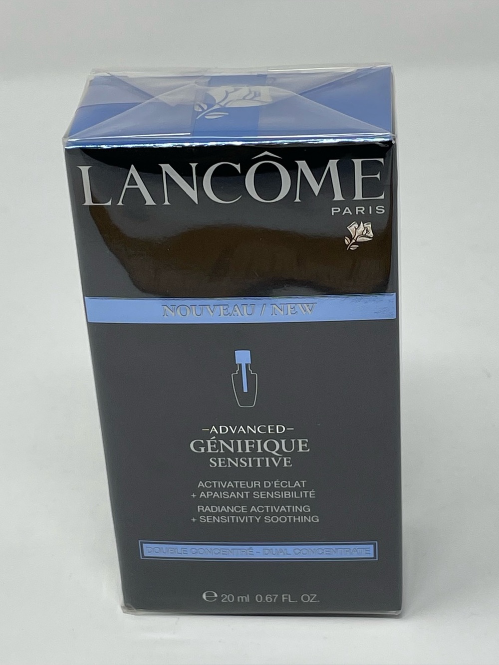 LANCOME ADVANCED GENIFIQUE SENSITIVE SERUM DUAL CONCENTRATE 0.67oz/20ml Sealed